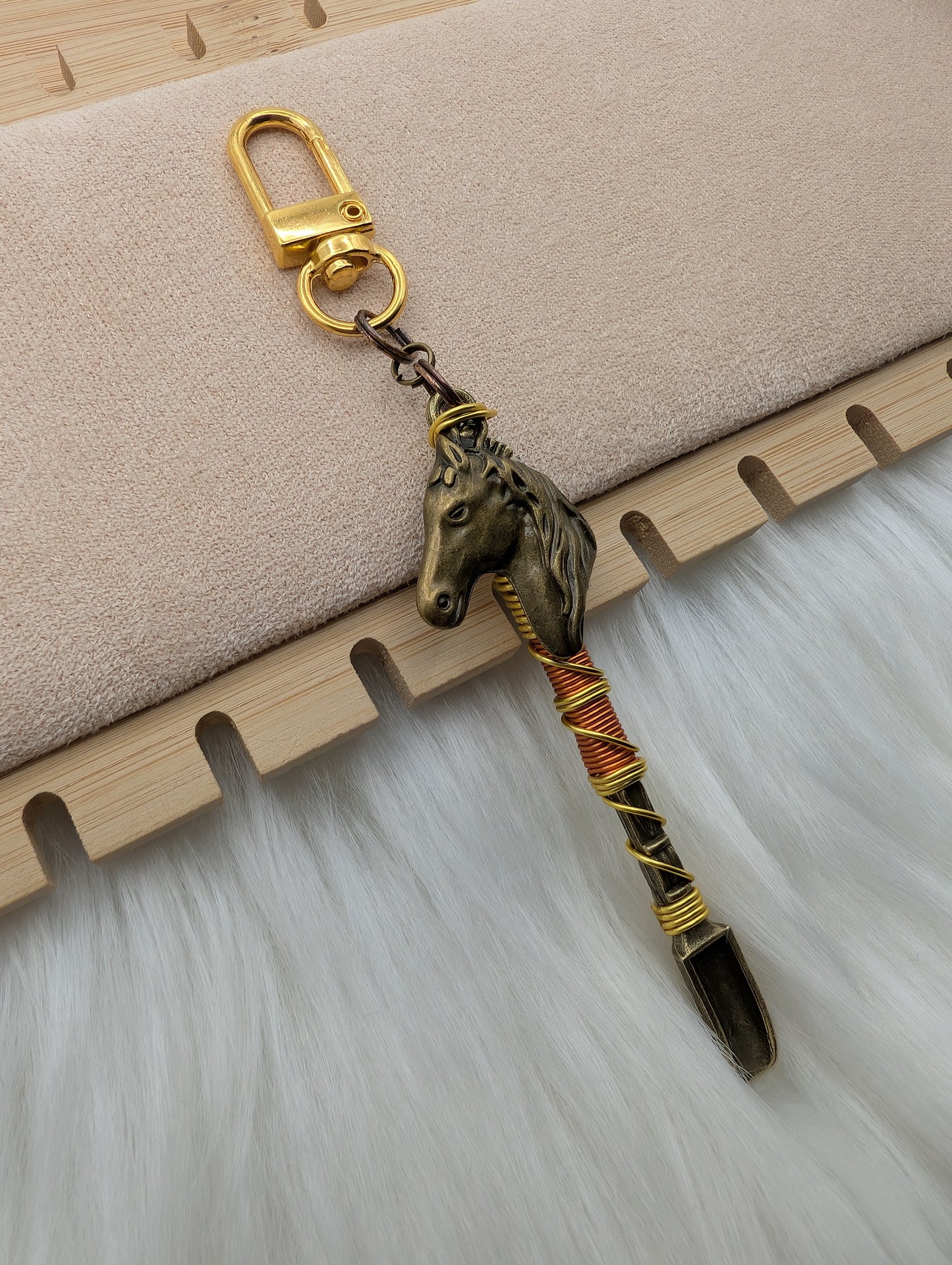 Horse Wire Wrapped Mini Spoon
