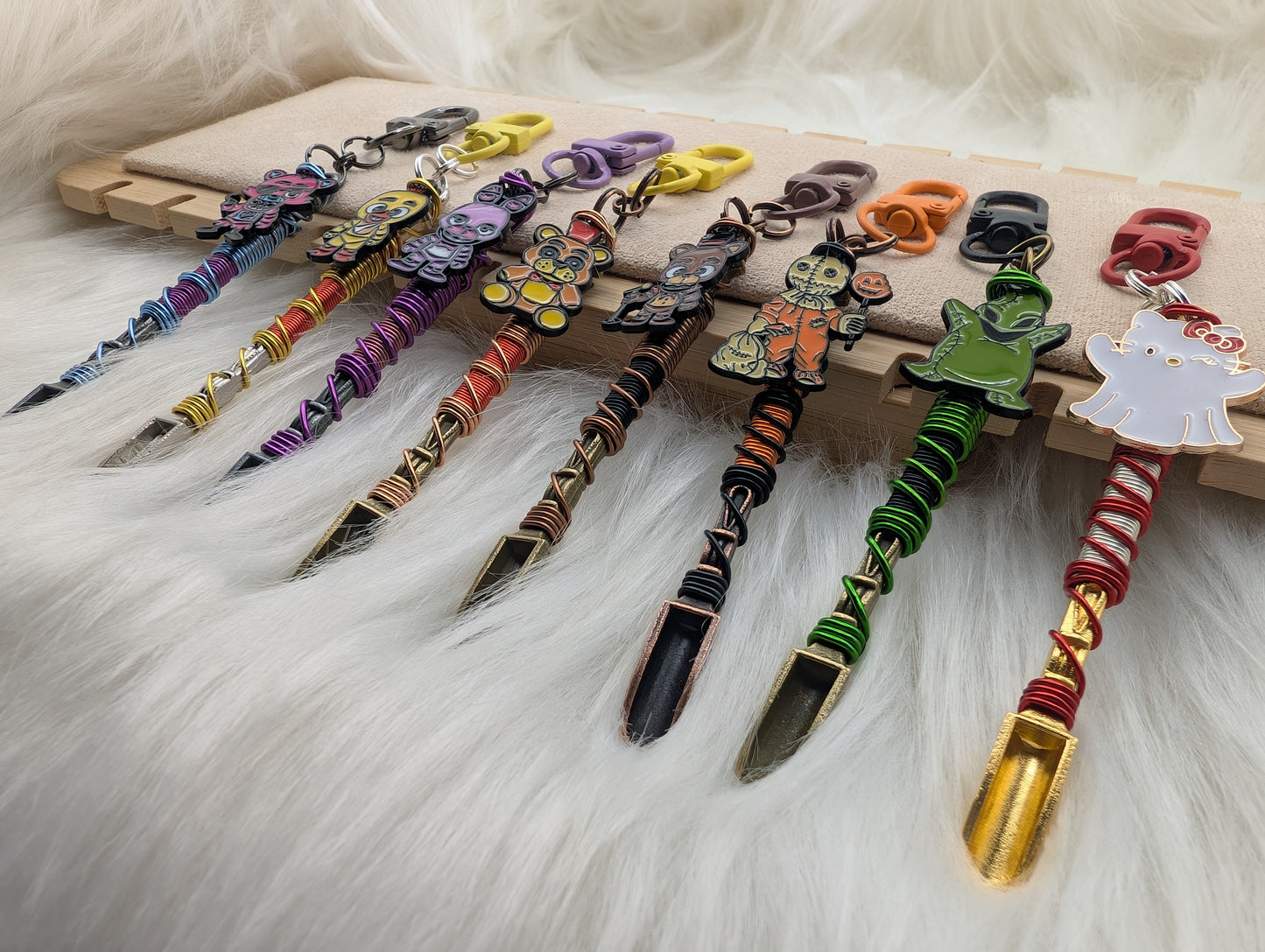 2025 Spooky Themed Wire-Wrapped Mini Spoons
