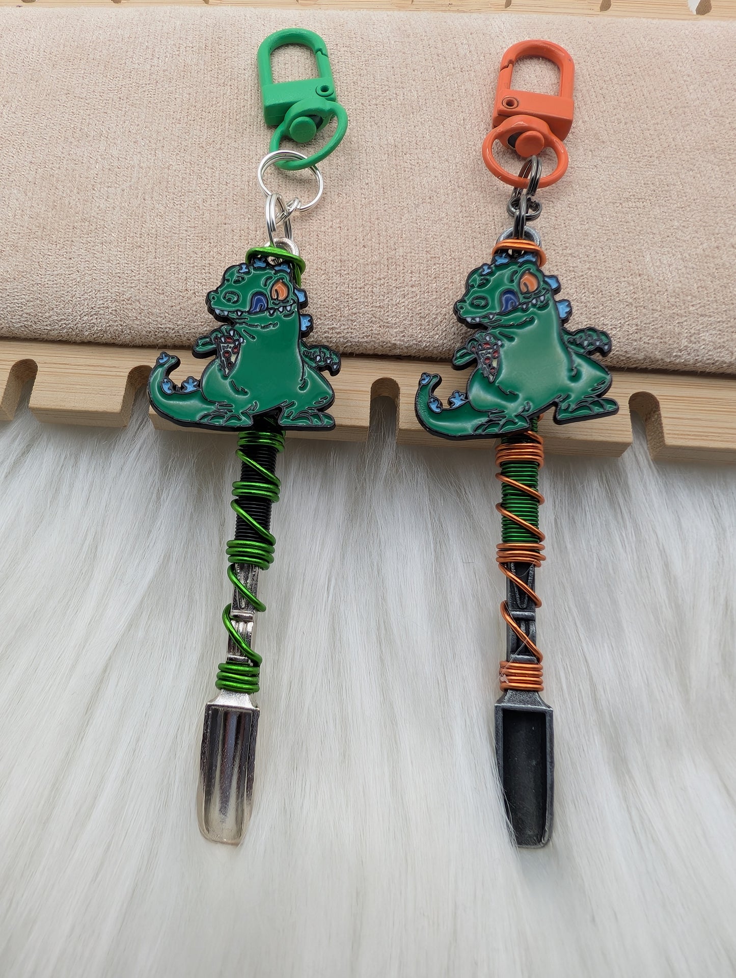 T-Rex and Pizza Mini Spoon
