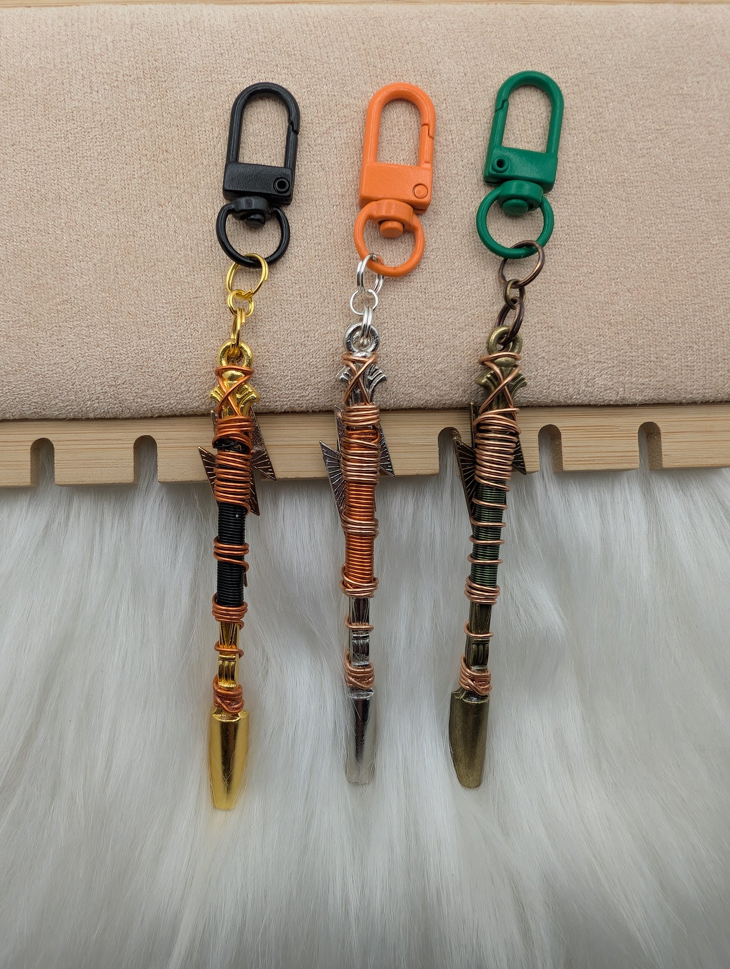 Lightning Bolt Wire Wrapped Mini Spoons
