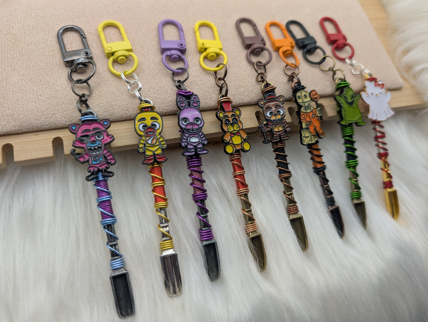 2025 Spooky Themed Wire-Wrapped Mini Spoons