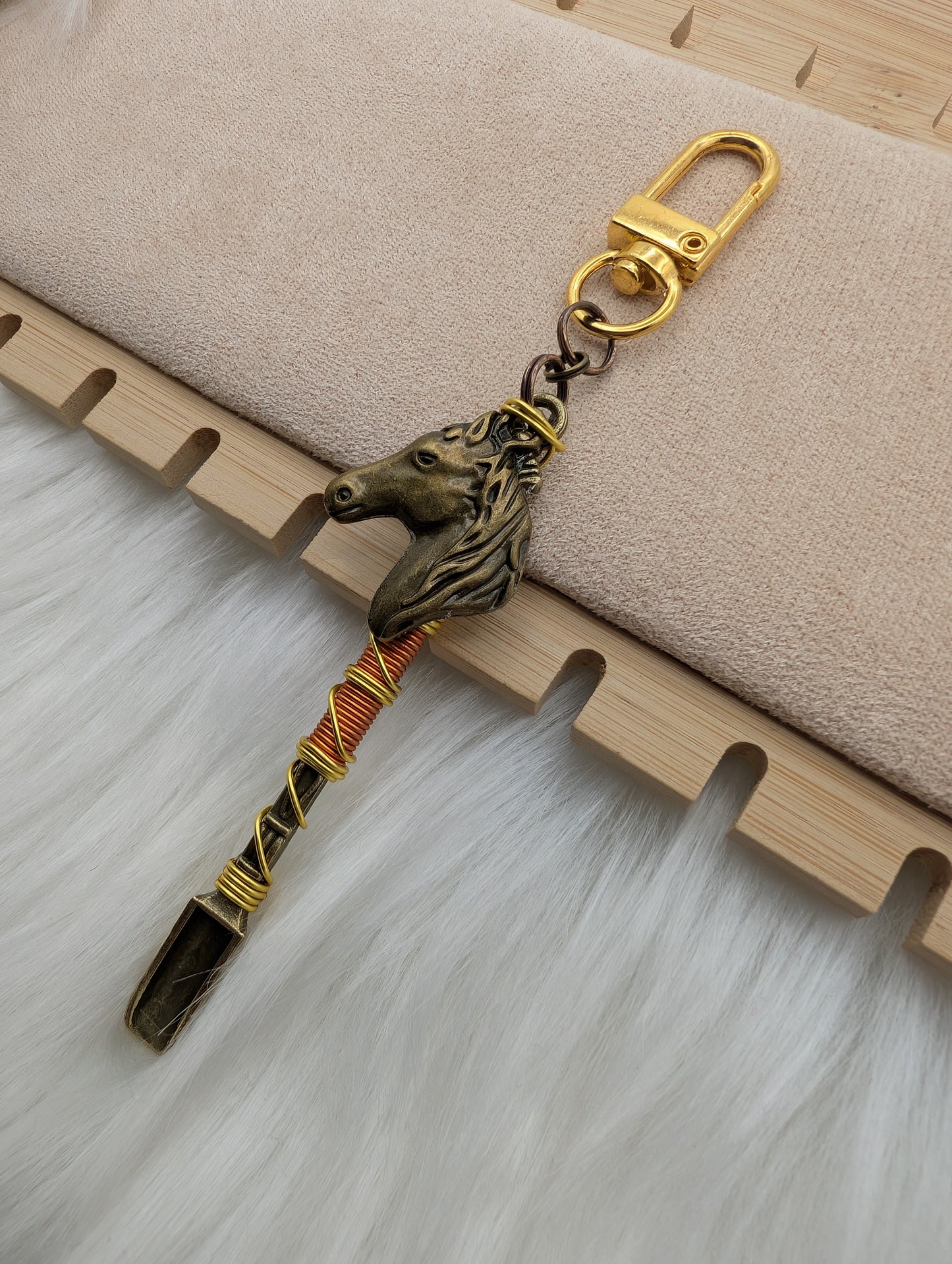 Horse Wire Wrapped Mini Spoon