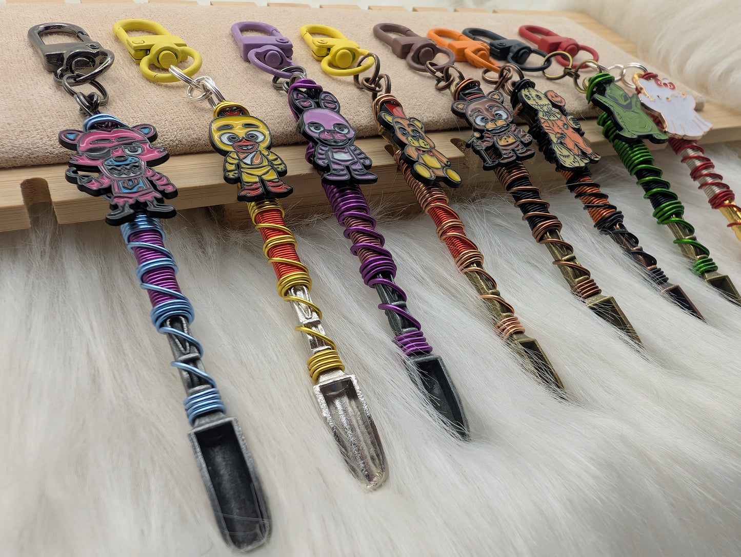 2025 Spooky Themed Wire-Wrapped Mini Spoons