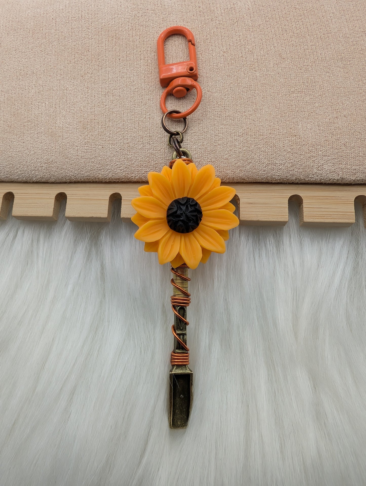 Sunflower Wire Wrapped Mini Spoons