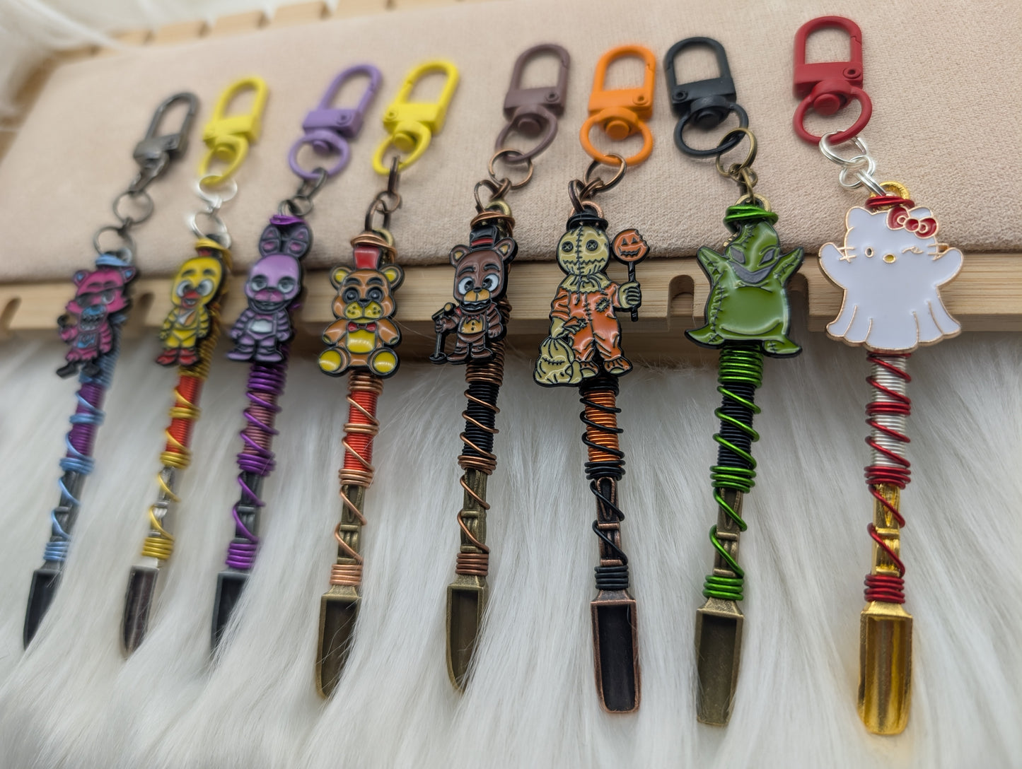 2025 Spooky Themed Wire-Wrapped Mini Spoons