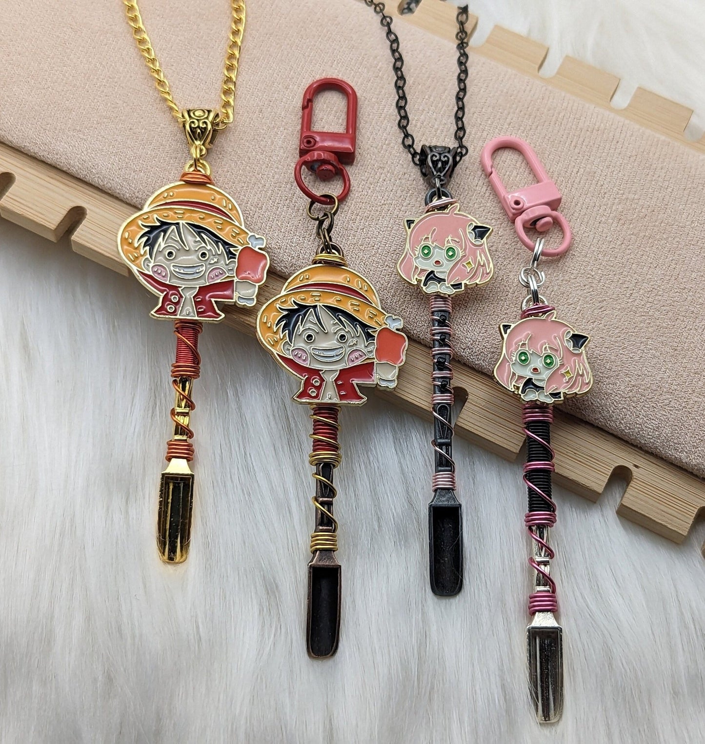 Anime/Manga Character Wire Wrapped Mini Spoons - Groove Spoons