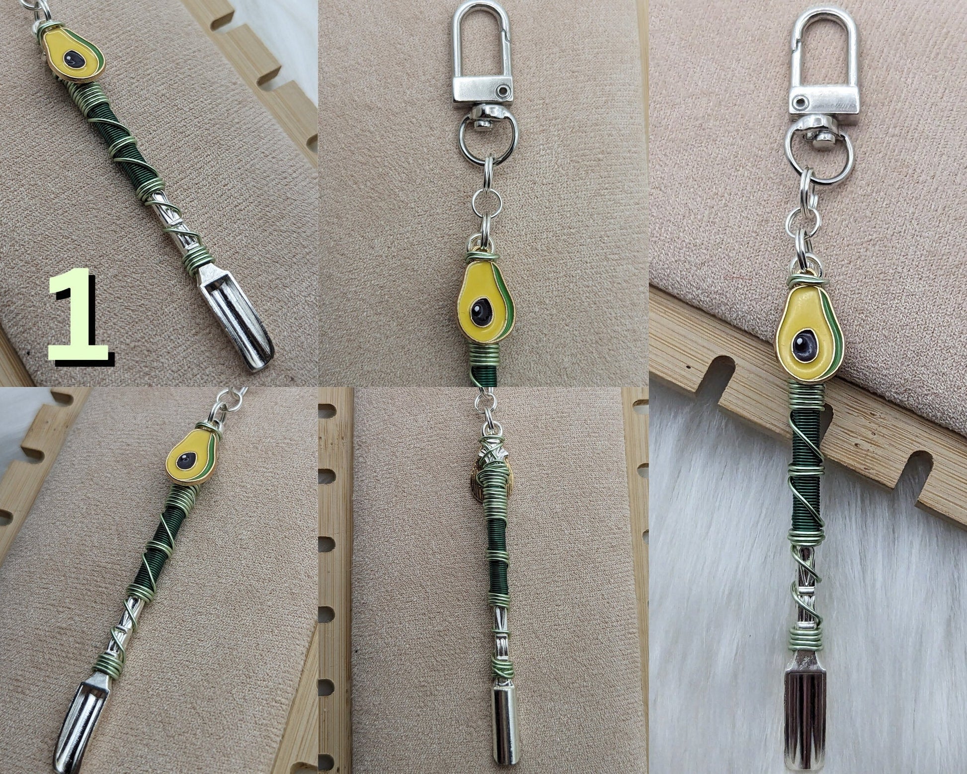 Avocado Wire Wrapped Spoons - Groove Spoons