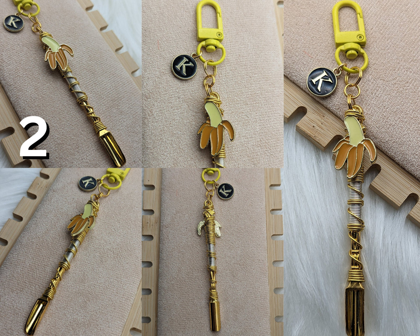 Banana and "K" For Potassium Mini Spoons - Groove Spoons