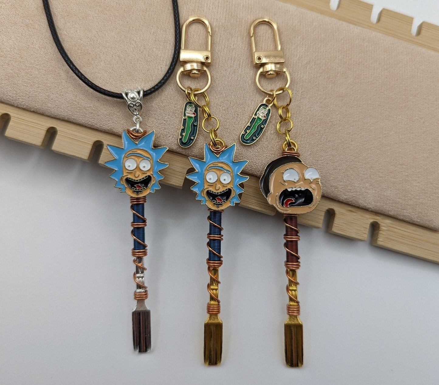 Cartoon and Pickle Inspired Little Spoons - Groove Spoons