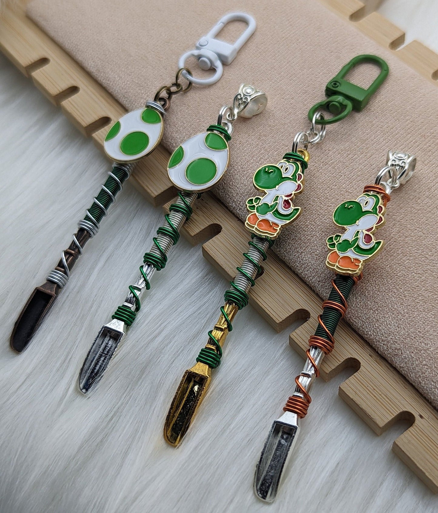 Cute Video Game Dinosaur and Egg Mini Spoons - Groove Spoons