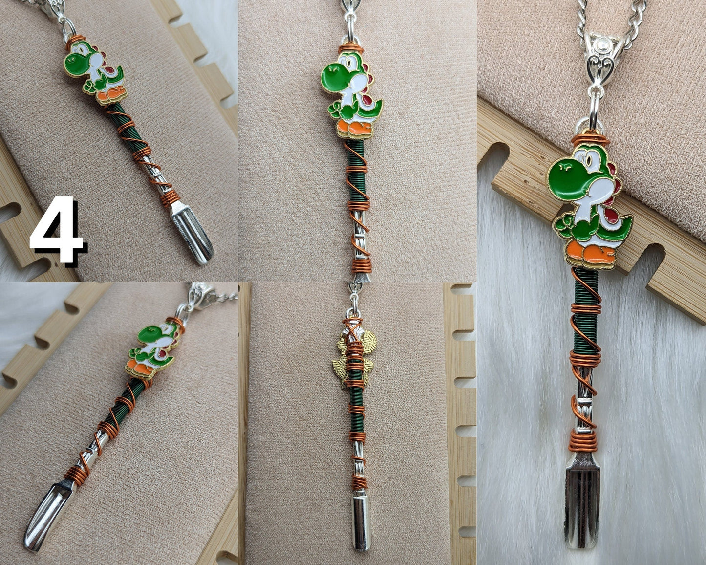 Cute Video Game Dinosaur and Egg Mini Spoons - Groove Spoons