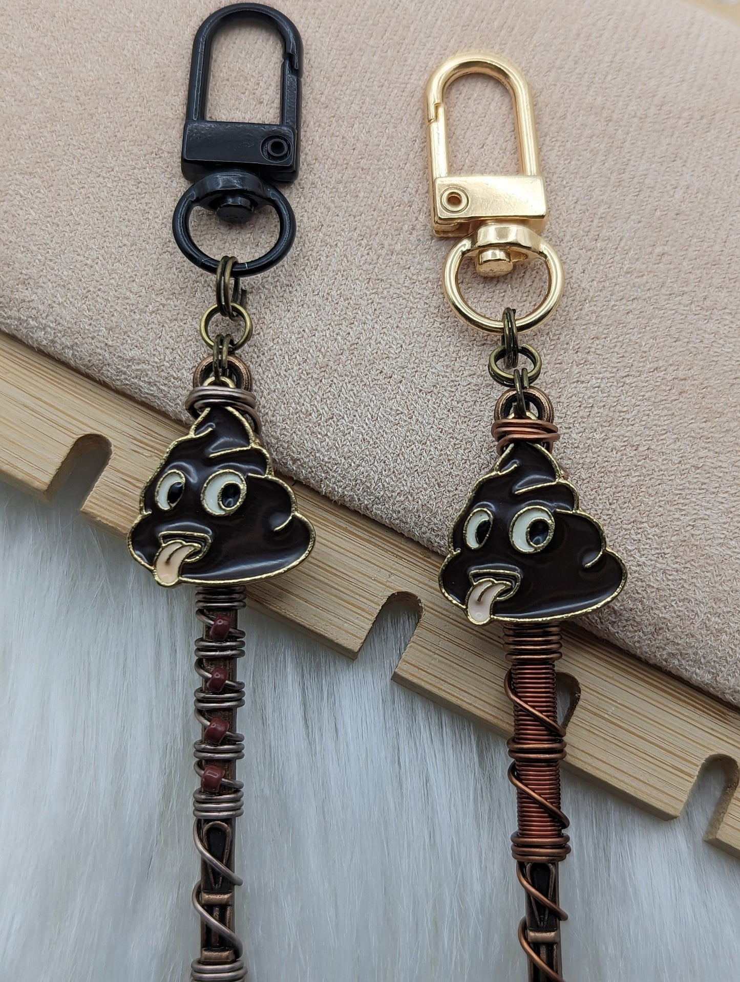 Funny Pooper Scooper Wire Wrapped Mini Spoons - Groove Spoons