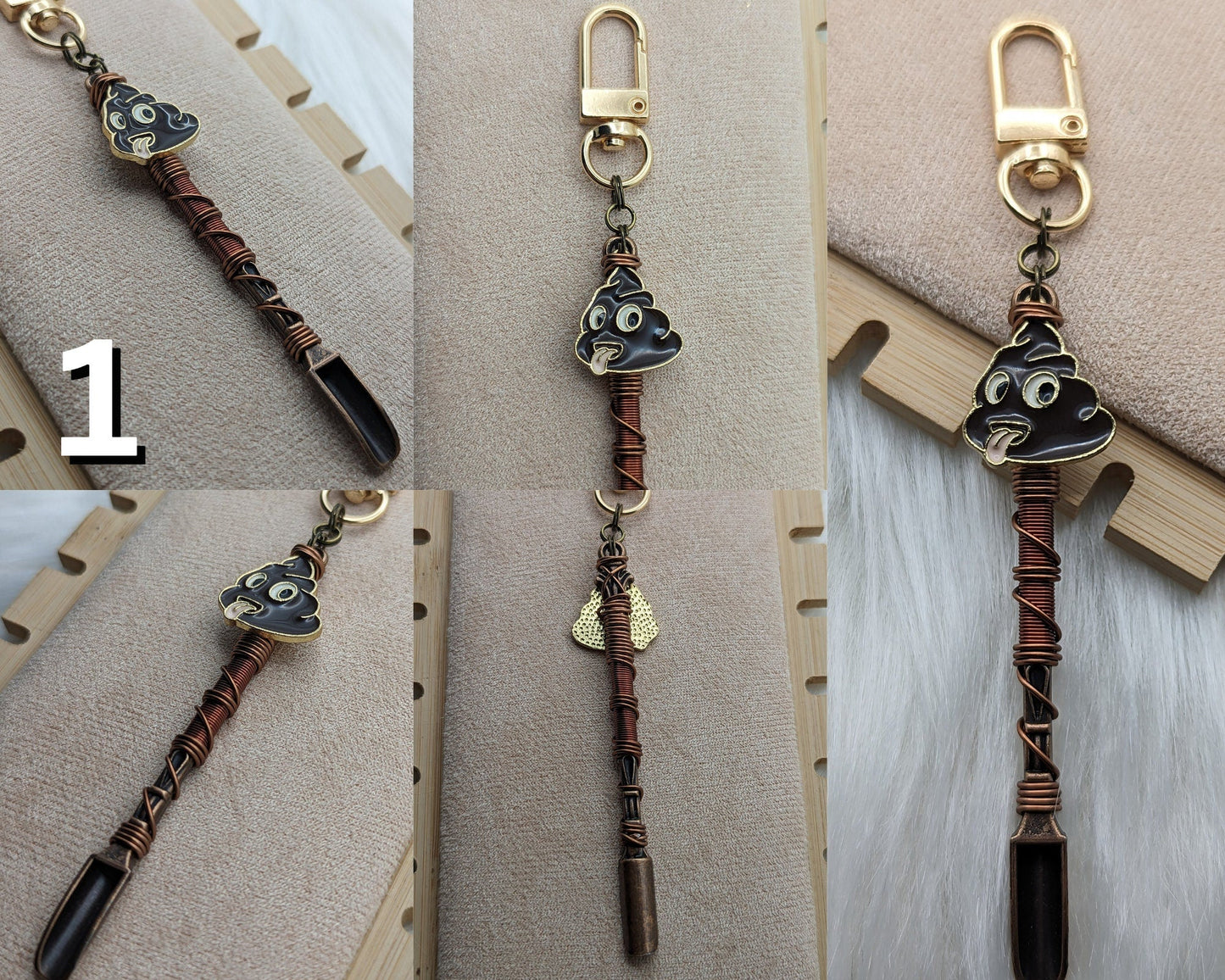 Funny Pooper Scooper Wire Wrapped Mini Spoons - Groove Spoons