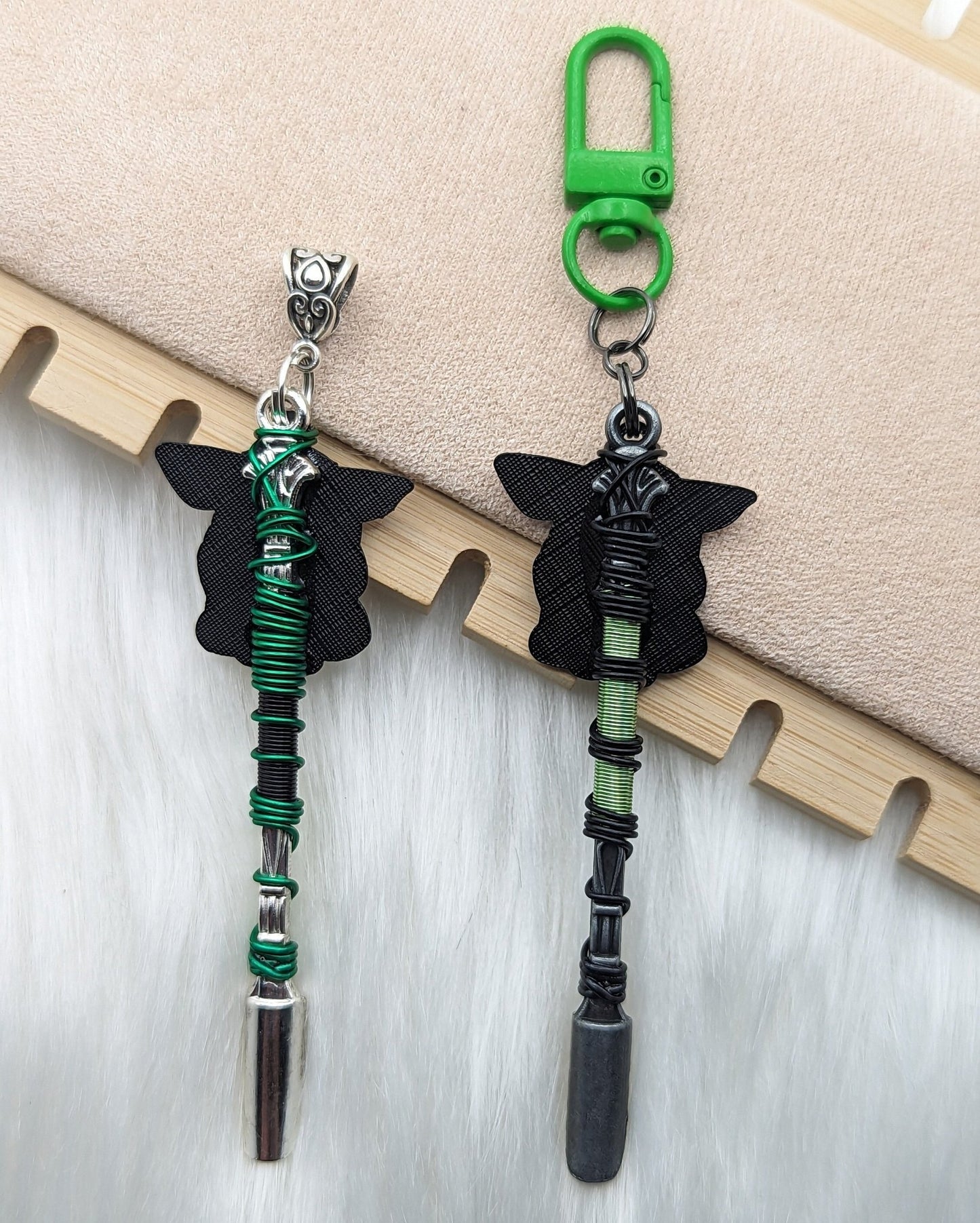 Green Space Baby Wire Wrapped Spoon - Groove Spoons