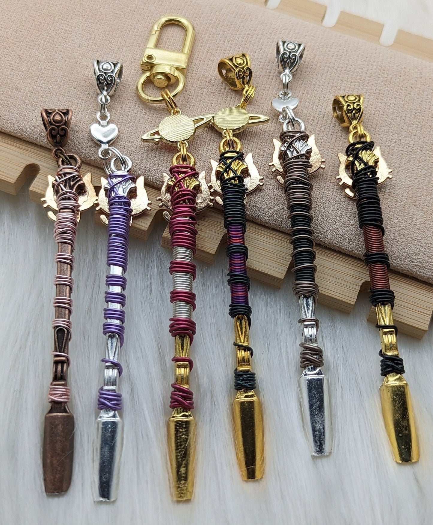 Kitty Cat Wire Wrapped Mini Spoon Necklaces - Groove Spoons