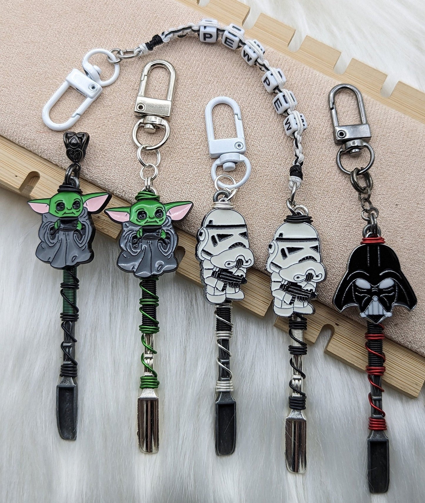 Nerdy Wire Wrapped Mini Spoons - Groove Spoons
