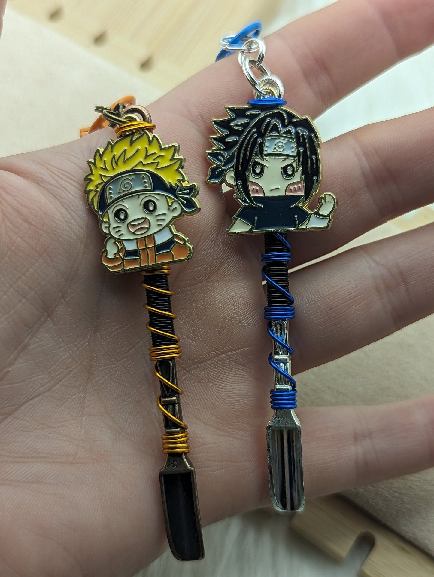 Ninja Anime Characters Wire Wrapped Mini Spoons - Groove Spoons