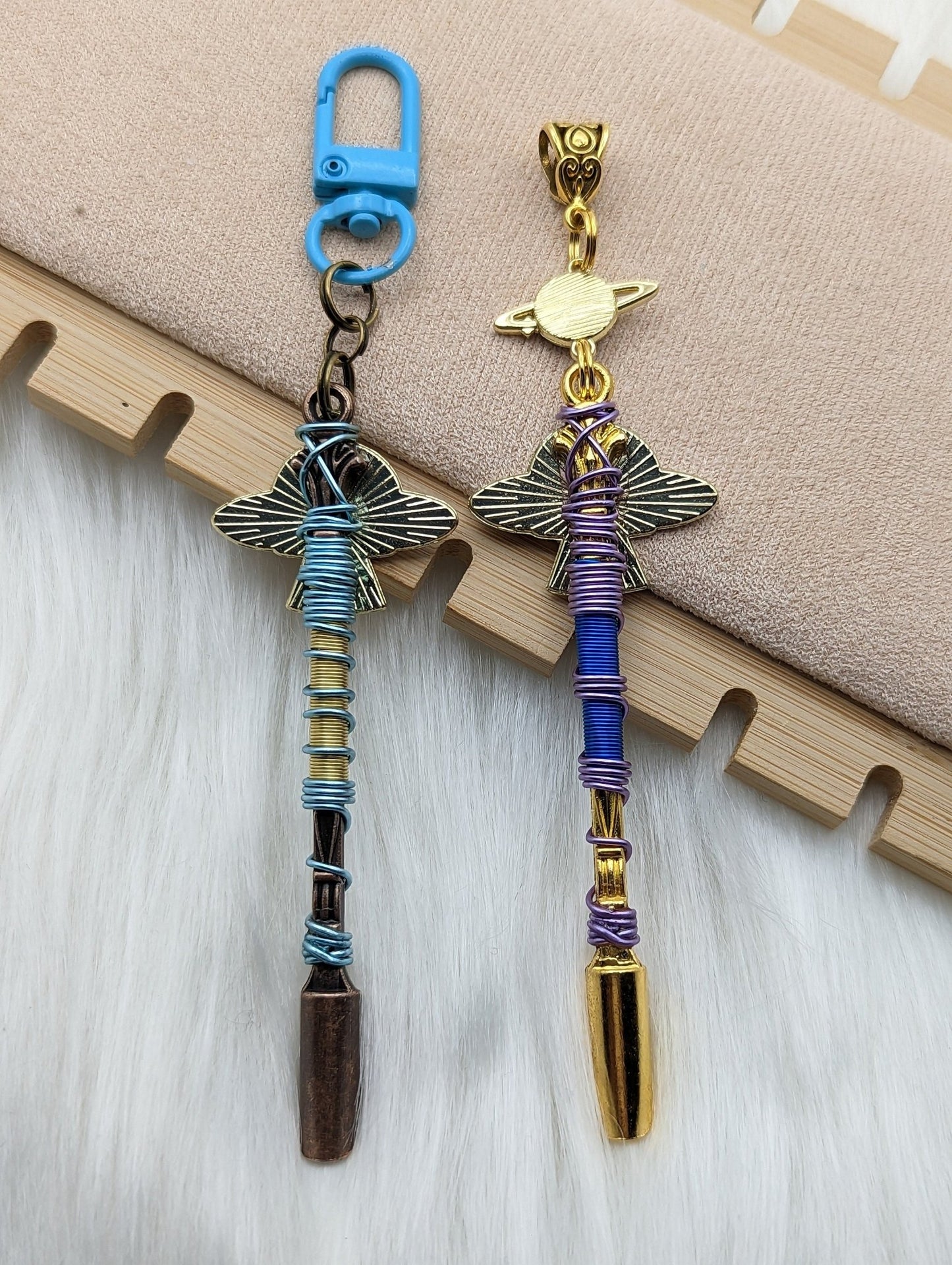 Space Kitty Wire Wrapped Mini Spoon Necklaces - Groove Spoons