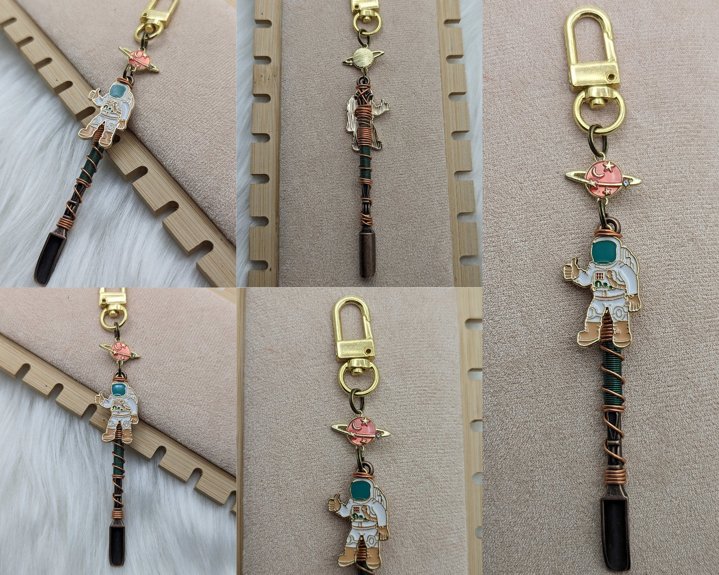 Spacey Wire Wrapped Mini Spoons - Groove Spoons