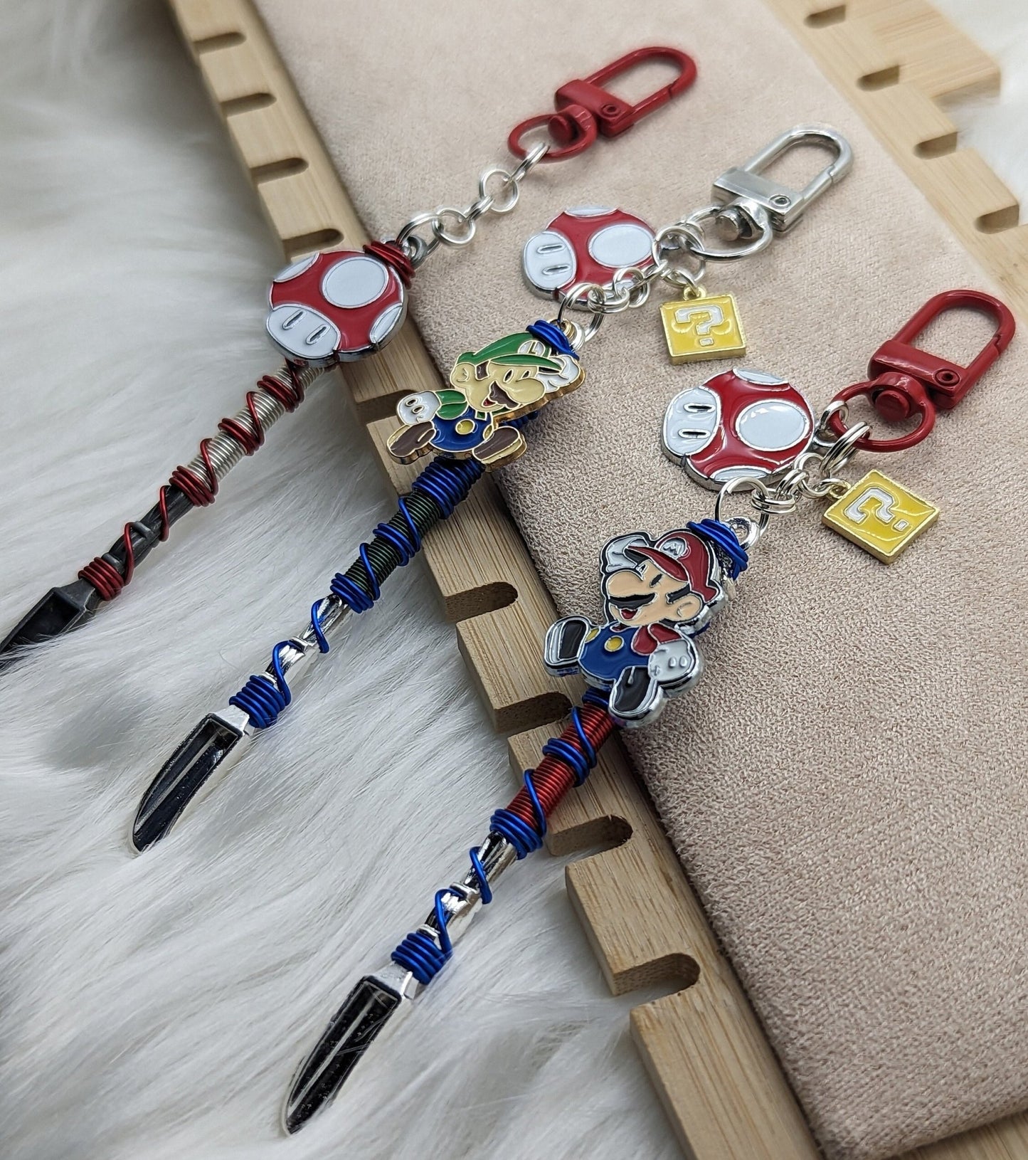 Super Video Game Brothers Wire Wrapped Mini Spoons - Groove Spoons