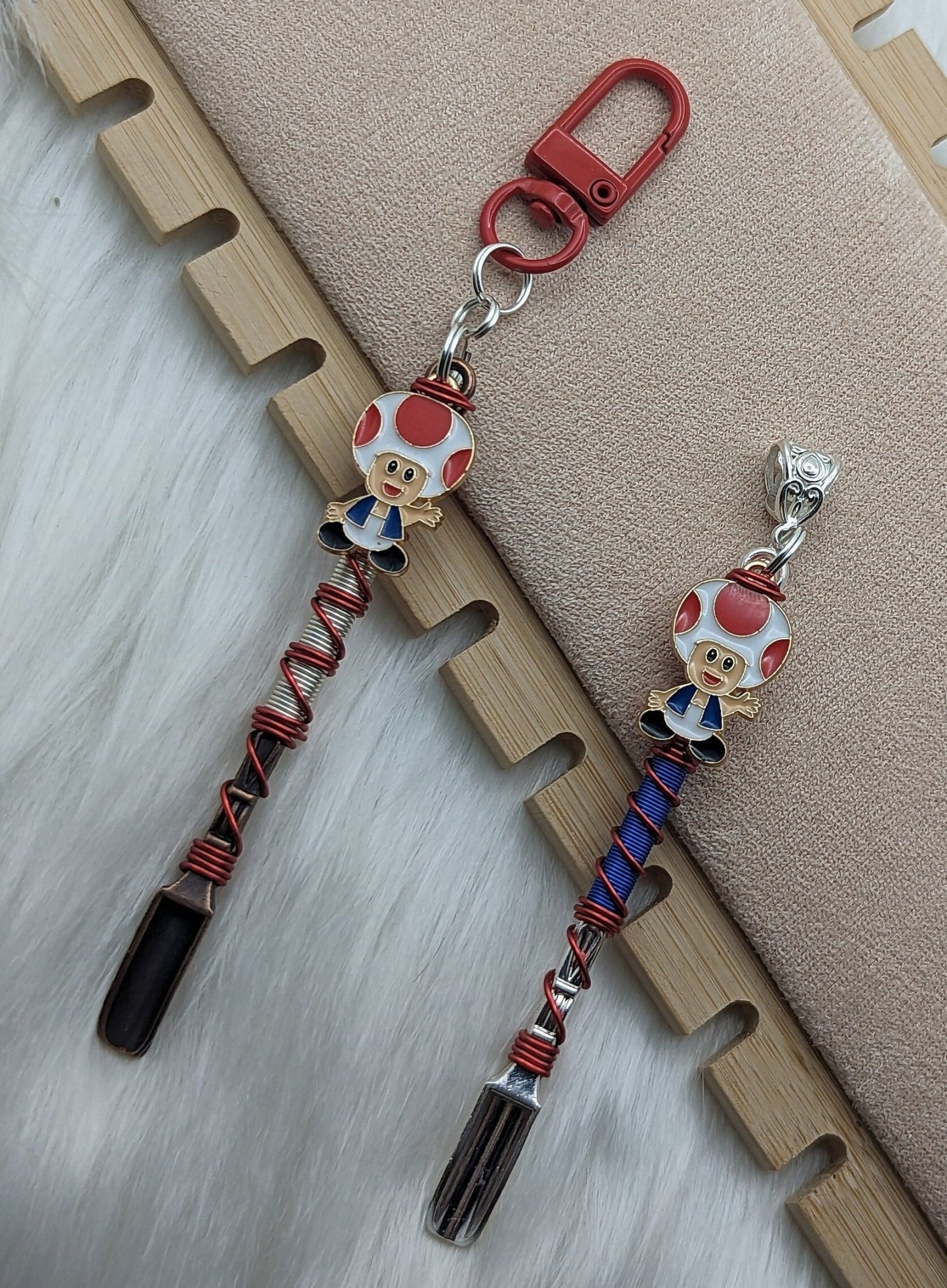 Video Game Mushroom Hat Wire Wrapped Mini Spoons - Groove Spoons