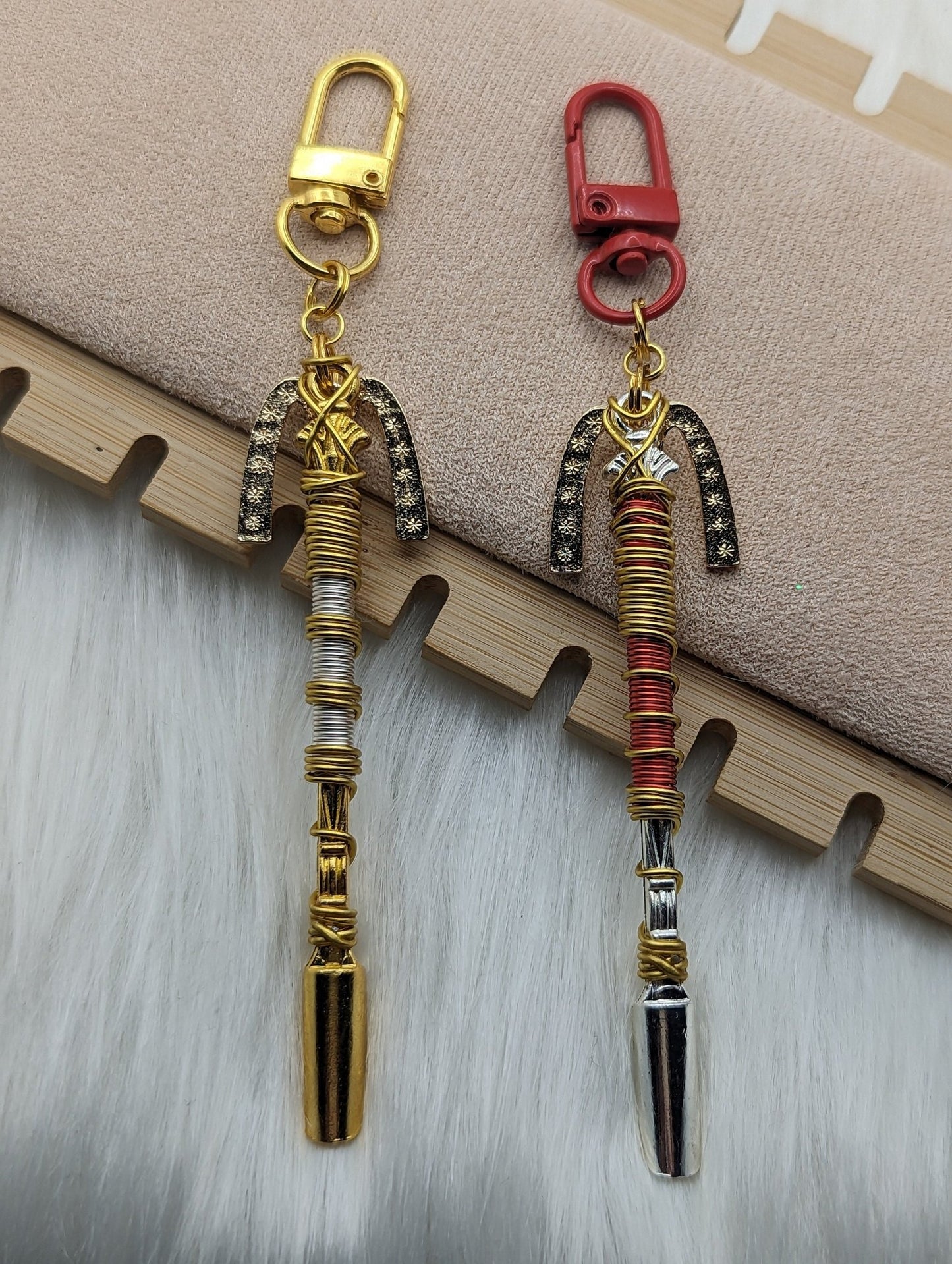 Wire Wrapped Yellow M Mini Spoon - Groove Spoons