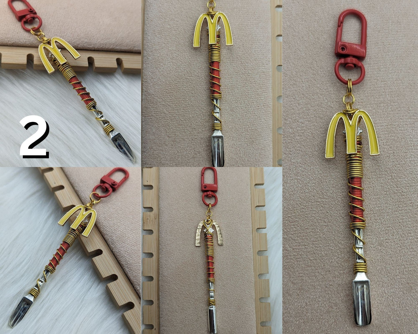 Wire Wrapped Yellow M Mini Spoon - Groove Spoons