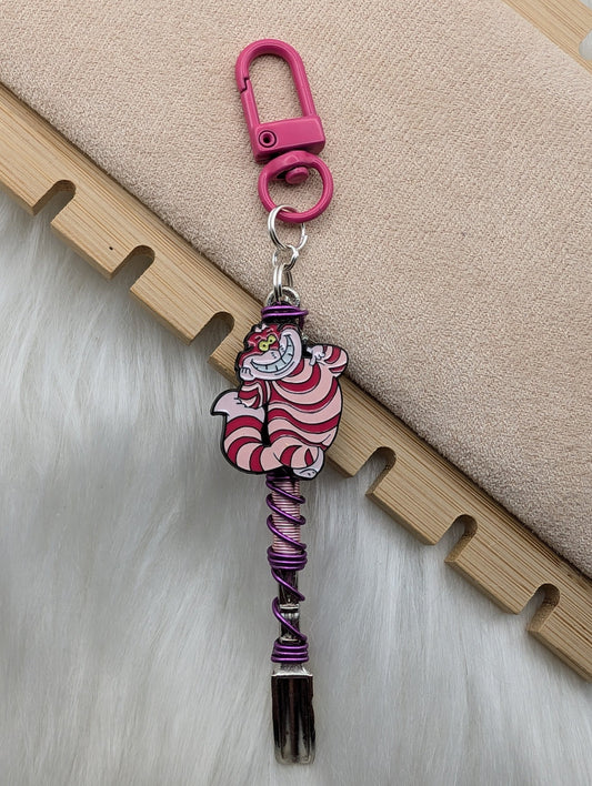 Pink and Purple Smiling Cat Mini Spoon