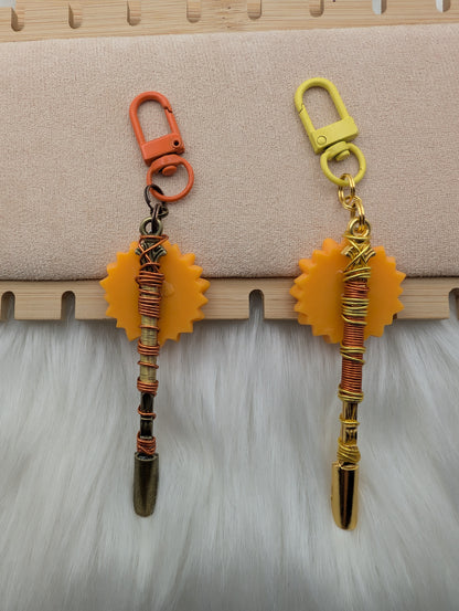 Sunflower Wire Wrapped Mini Spoons