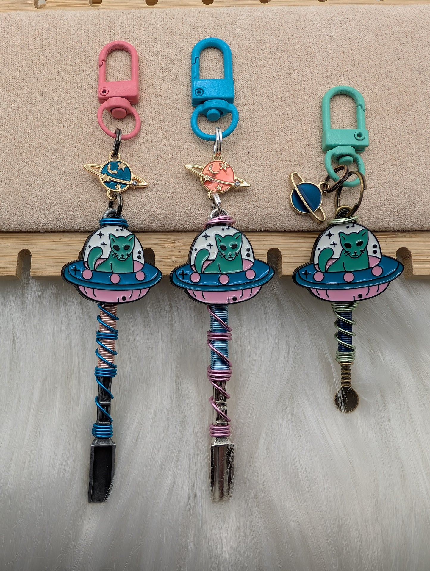 UFO Kitty Wire Wrapped Mini Spoons