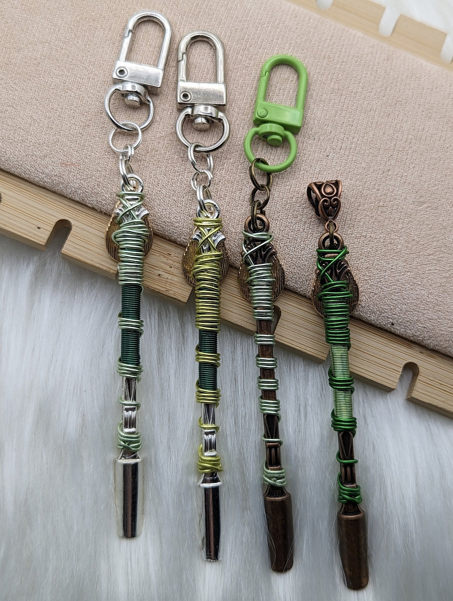 Avocado Wire Wrapped Spoons - Groove Spoons