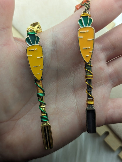 Carrot Wire Wrapped Mini Spoons - Groove Spoons