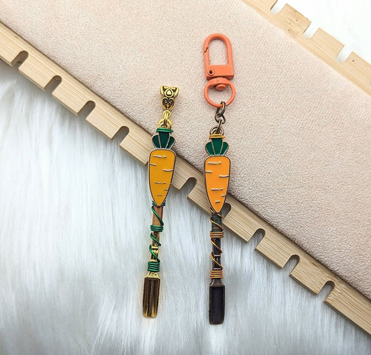 Carrot Wire Wrapped Mini Spoons - Groove Spoons