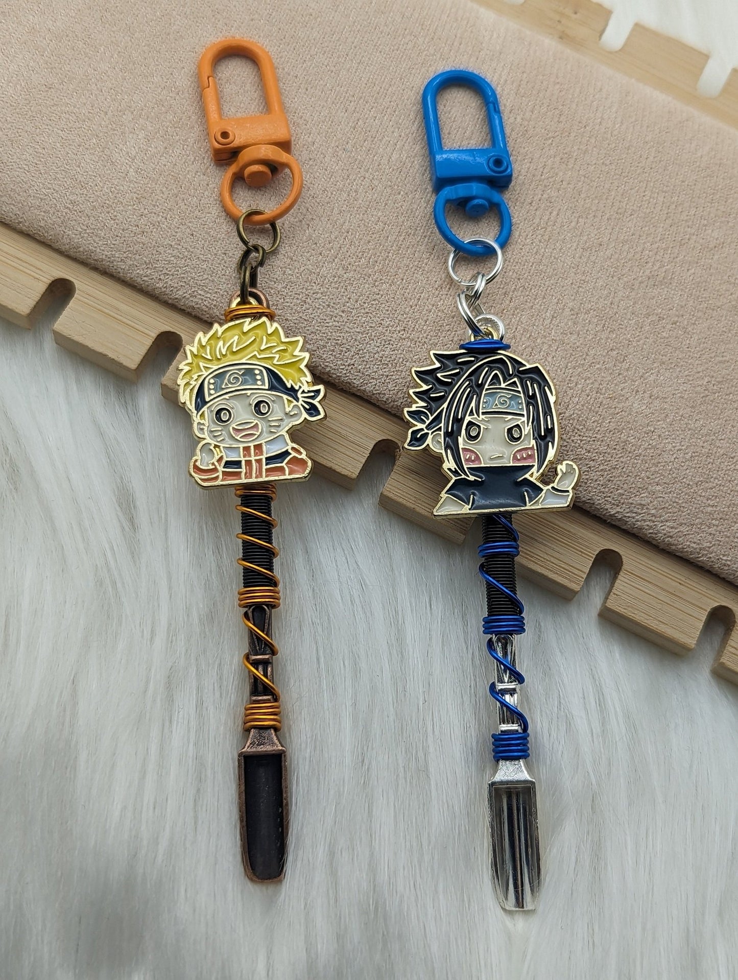 Ninja Anime Characters Wire Wrapped Mini Spoons - Groove Spoons