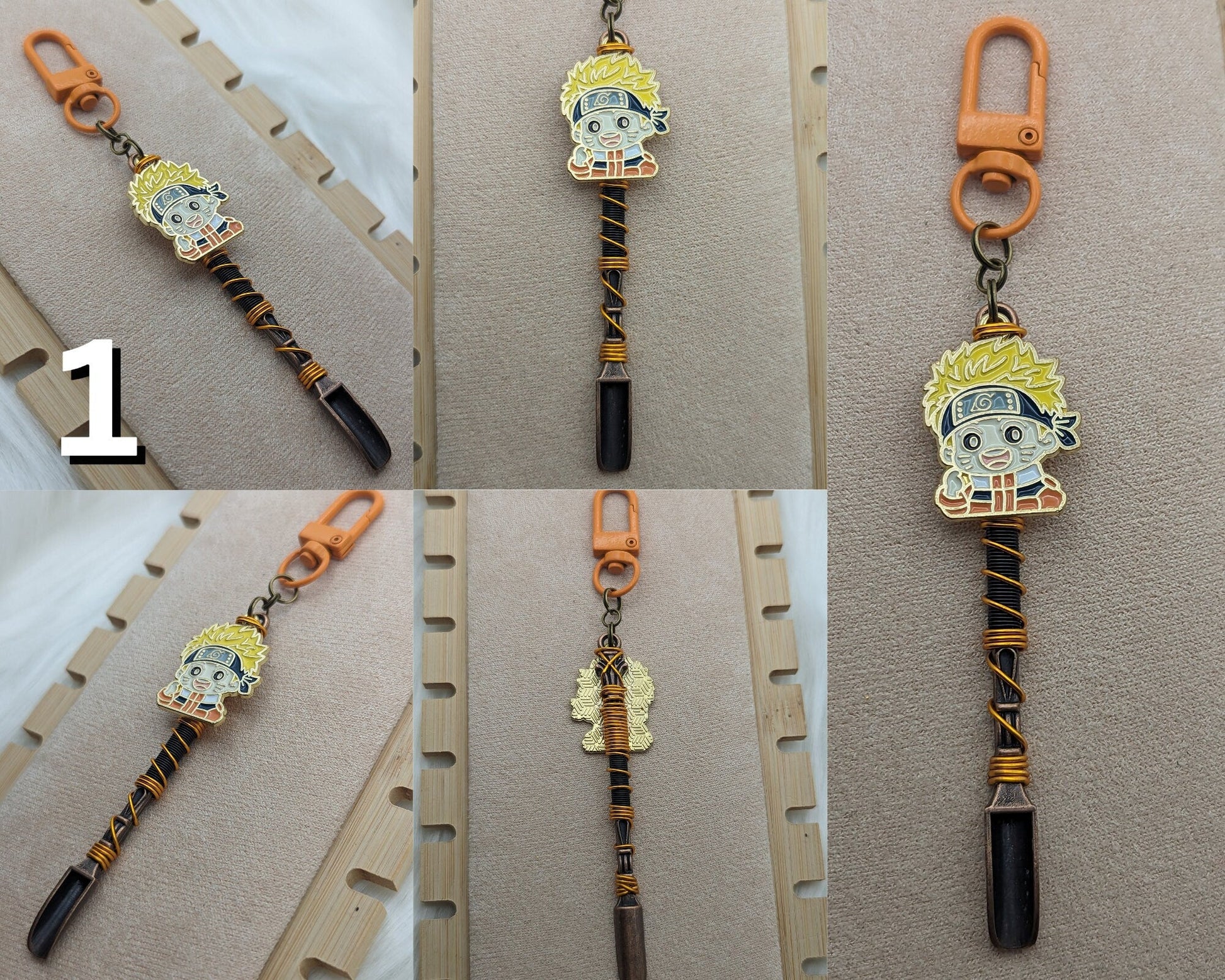 Ninja Anime Characters Wire Wrapped Mini Spoons - Groove Spoons