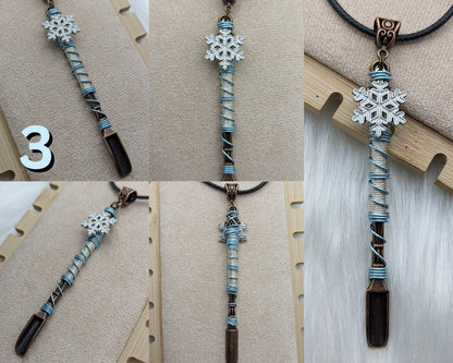 Snowflake Wire Wrapped Mini Spoons - Groove Spoons