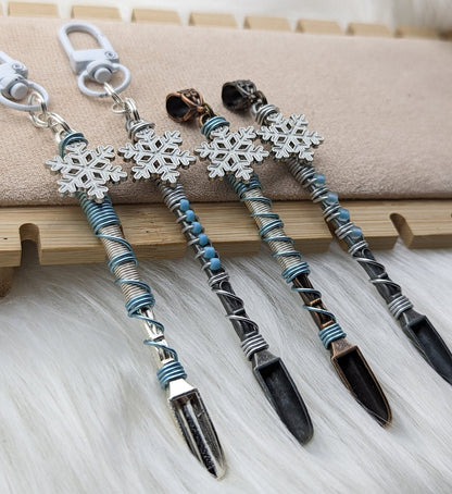 Snowflake Wire Wrapped Mini Spoons - Groove Spoons