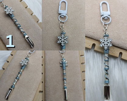 Snowflake Wire Wrapped Mini Spoons - Groove Spoons