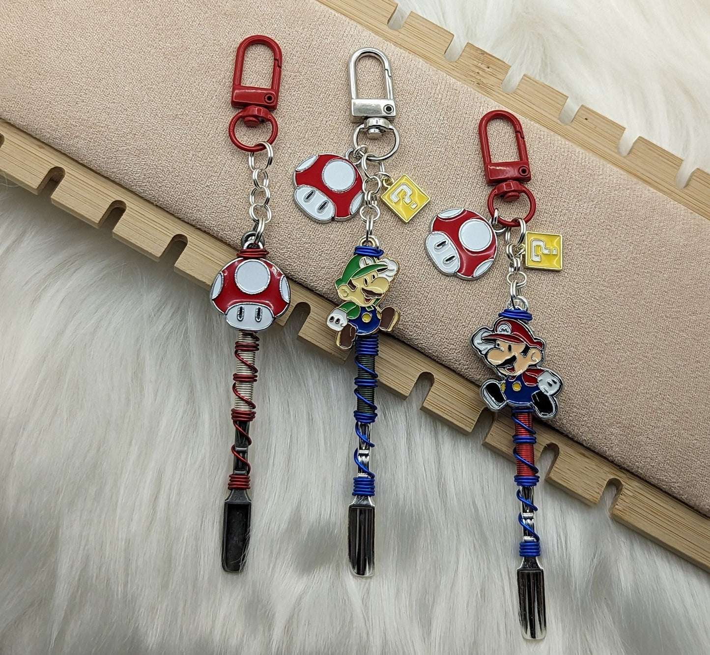 Super Video Game Brothers Wire Wrapped Mini Spoons - Groove Spoons