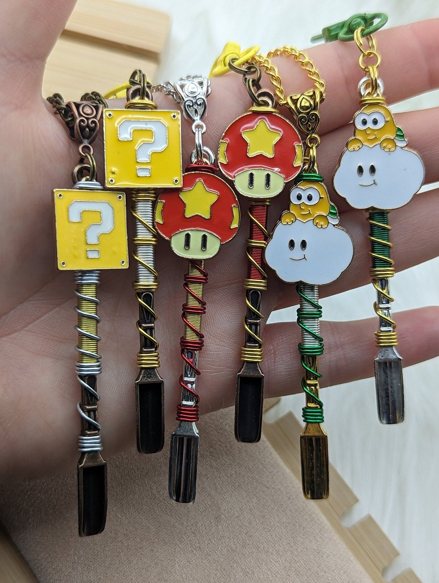 Video Game Party Themed Wire Wrapped Mini Spoons - Groove Spoons